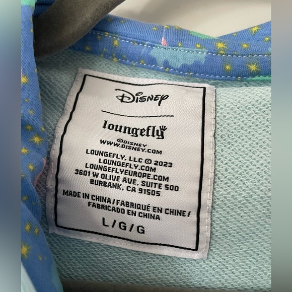 NWT Loungefly Disney Sleeping Beauty Castle Unisex Hoodie Size L - Picture 4 of 9